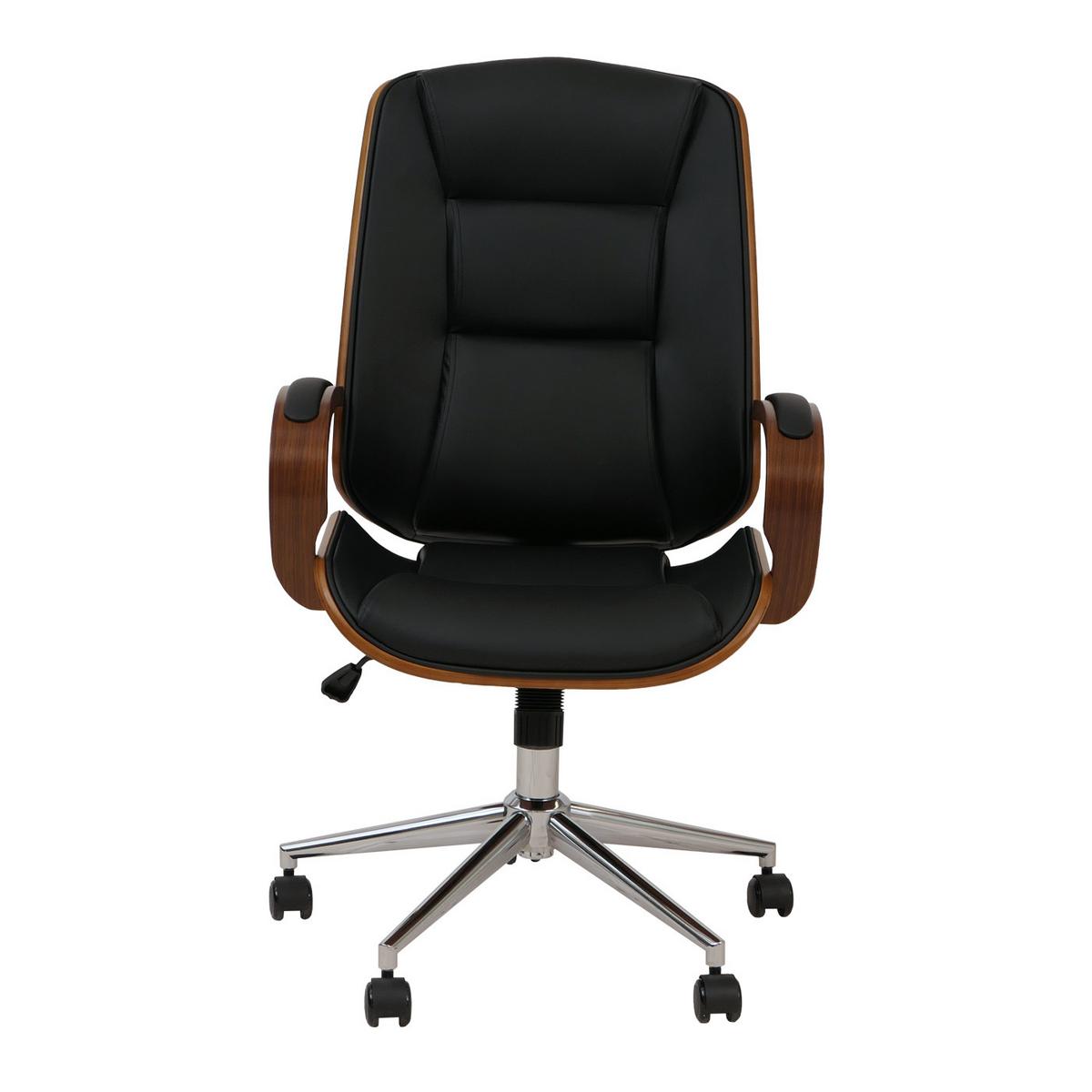 BÜROSTUHL Schwarz - Schwarz, Textil (61/110/74cm) - MCW