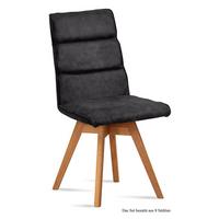 ESSZIMMERSTUHL drehbar (8er-Set) Doris 47x92x60 Eiche geölt/Anthrazit - Eichefarben/Anthrazit, Kunststoff (60/92/47cm) - 58aufmkessel