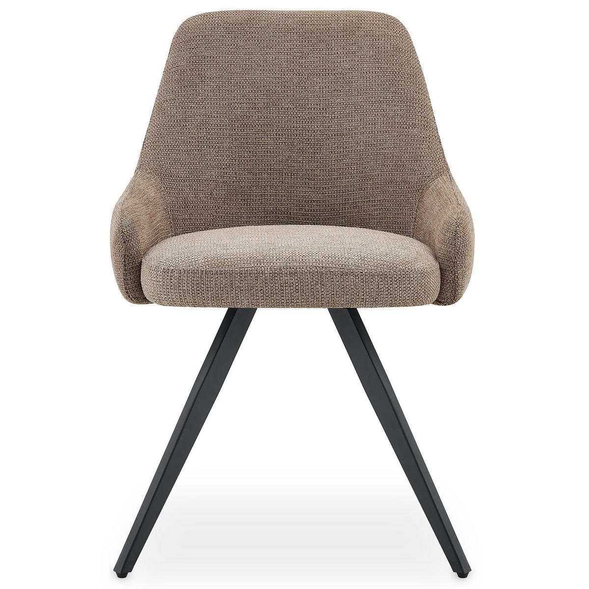 ESSZIMMERSTÜHLE VIGO 2er-Set greige - Greige, Textil (54/81/61cm) - IDIMEX