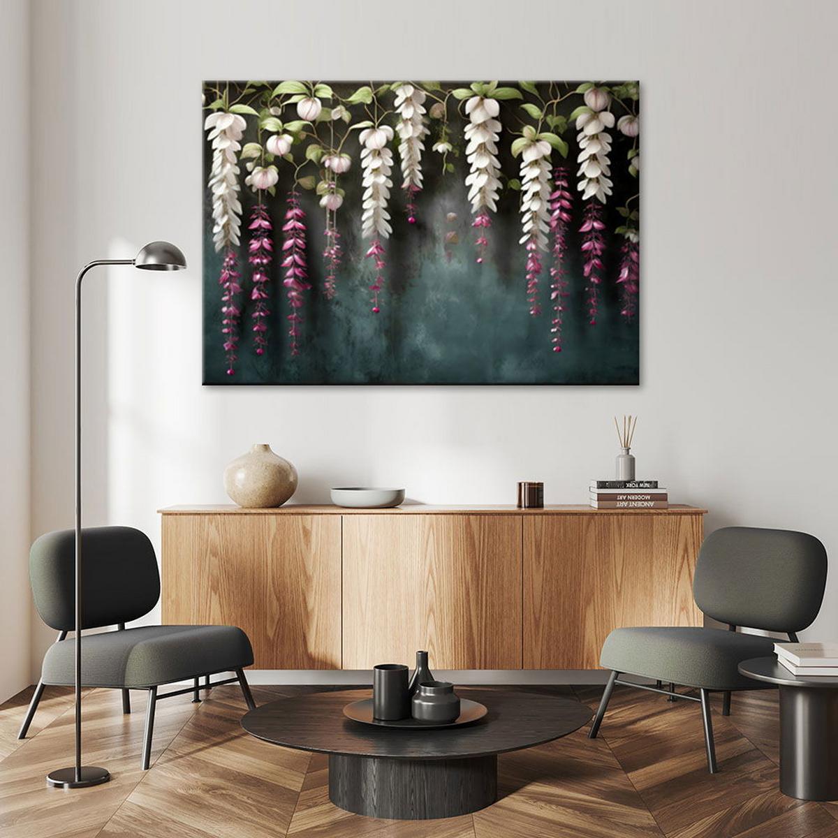 KUNSTDRUCK Grün 100/70 cm - Grün, Textil (100/70cm) - KUNSTLOFT