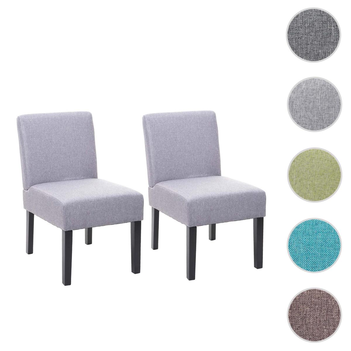 ESSZIMMERSTUHL Grau 2er-Set - Grau, Textil (48/84/64cm) - MCW