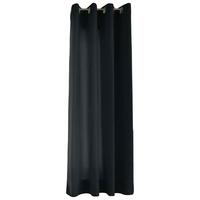 VORHANG BERLIN HxB 145x140cm Schwarz - Schwarz, Textil (140/145cm) - Gardinenbox