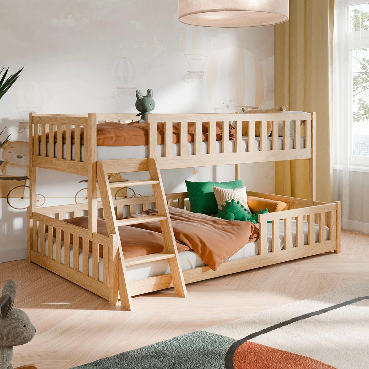 ETAGENBETT 120/200 Léane Holz - Braun, Holz (120/200cm) - Petits-meubles
