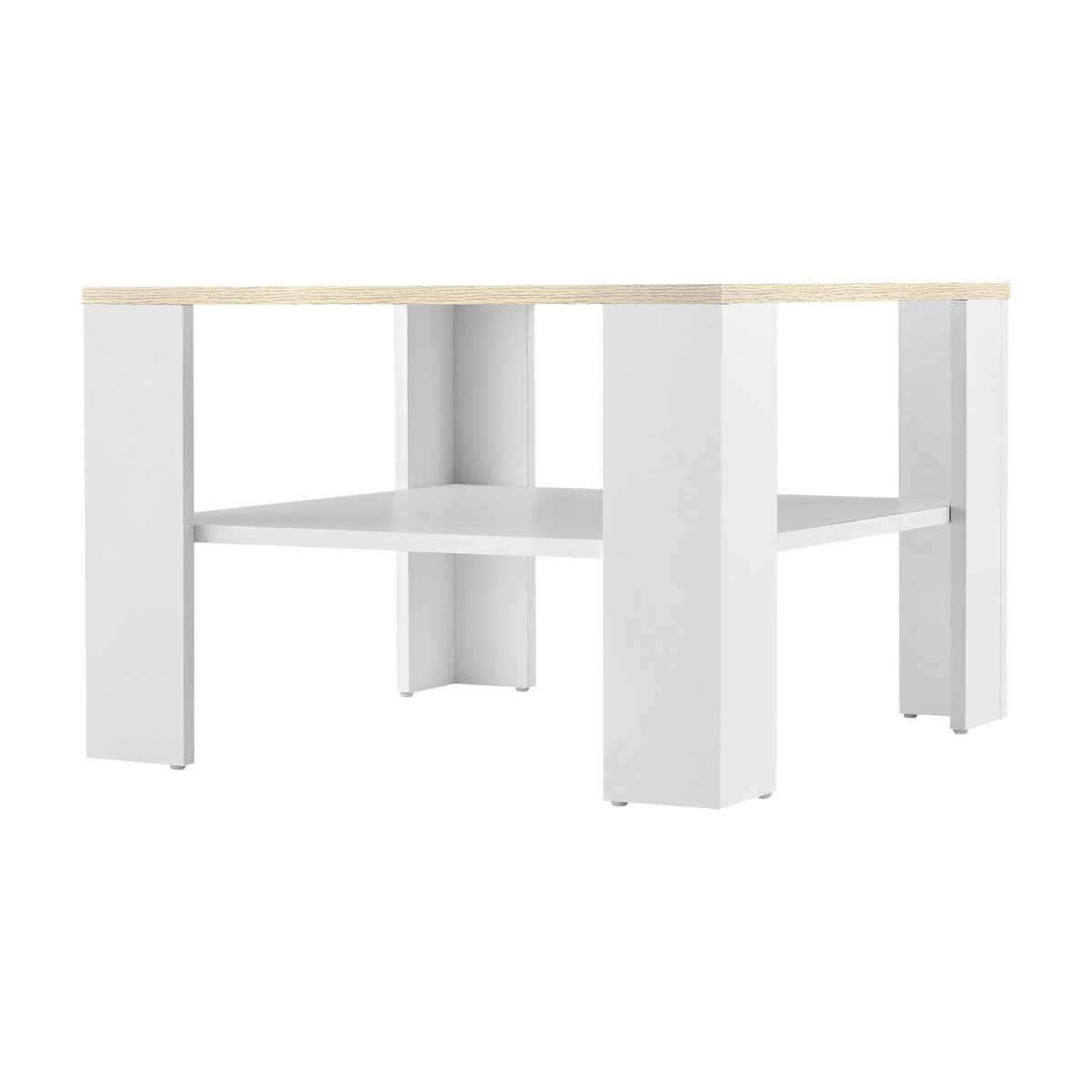 COUCHTISCH Aachen 60/60/40 - Beige, Holzwerkstoff (60/60/40cm) - [en.casa]