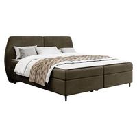 BOXBETT Madryt - H3 - Dunkelbraun/Schwarz, Holz/Holzwerkstoff (160/200cm) - MIRJAN24