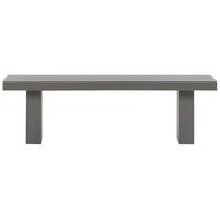 GARTENBANK Beton grau 150 cm T-Form Taranto - Grau, Stein (150/45/40cm) - Beliani