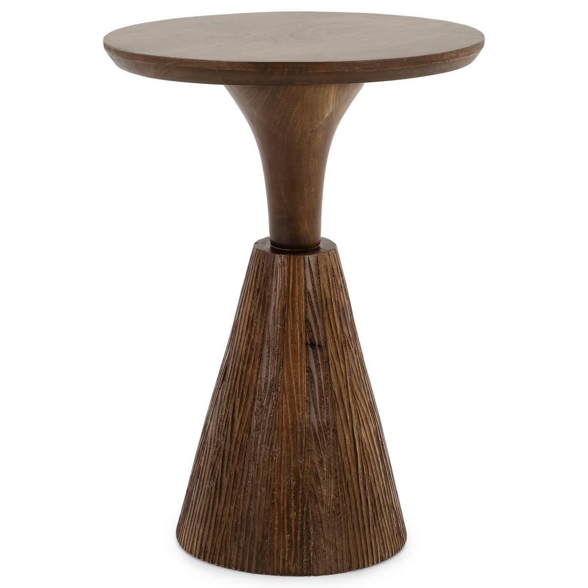 BEISTELLTISCH BHIMA braun - Braun, Holz (40/40/56cm) - IDIMEX