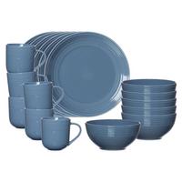 FRÜHSTÜCKS-SET Levi Blau 18-tlg. - Blau, Keramik (2/2/2cm) - Ritzenhoff Breker