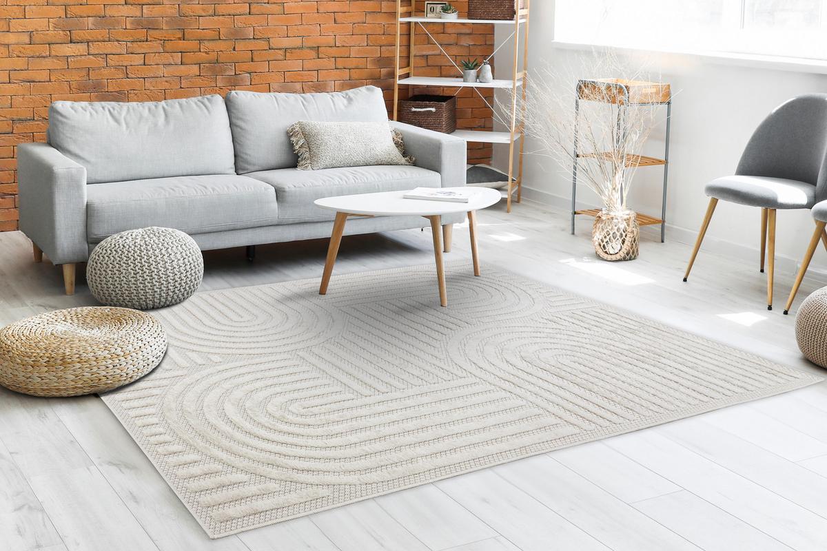 TEPPICH Santo 120/170 cm - Weiß, Textil (120/170cm) - rugsX