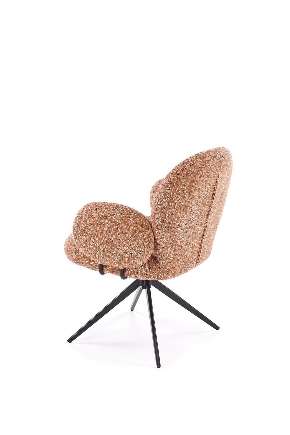 SESSEL BERRY 360° gepolstert Rotbraun - Rotbraun, Textil (65/83/64cm) - Lookway