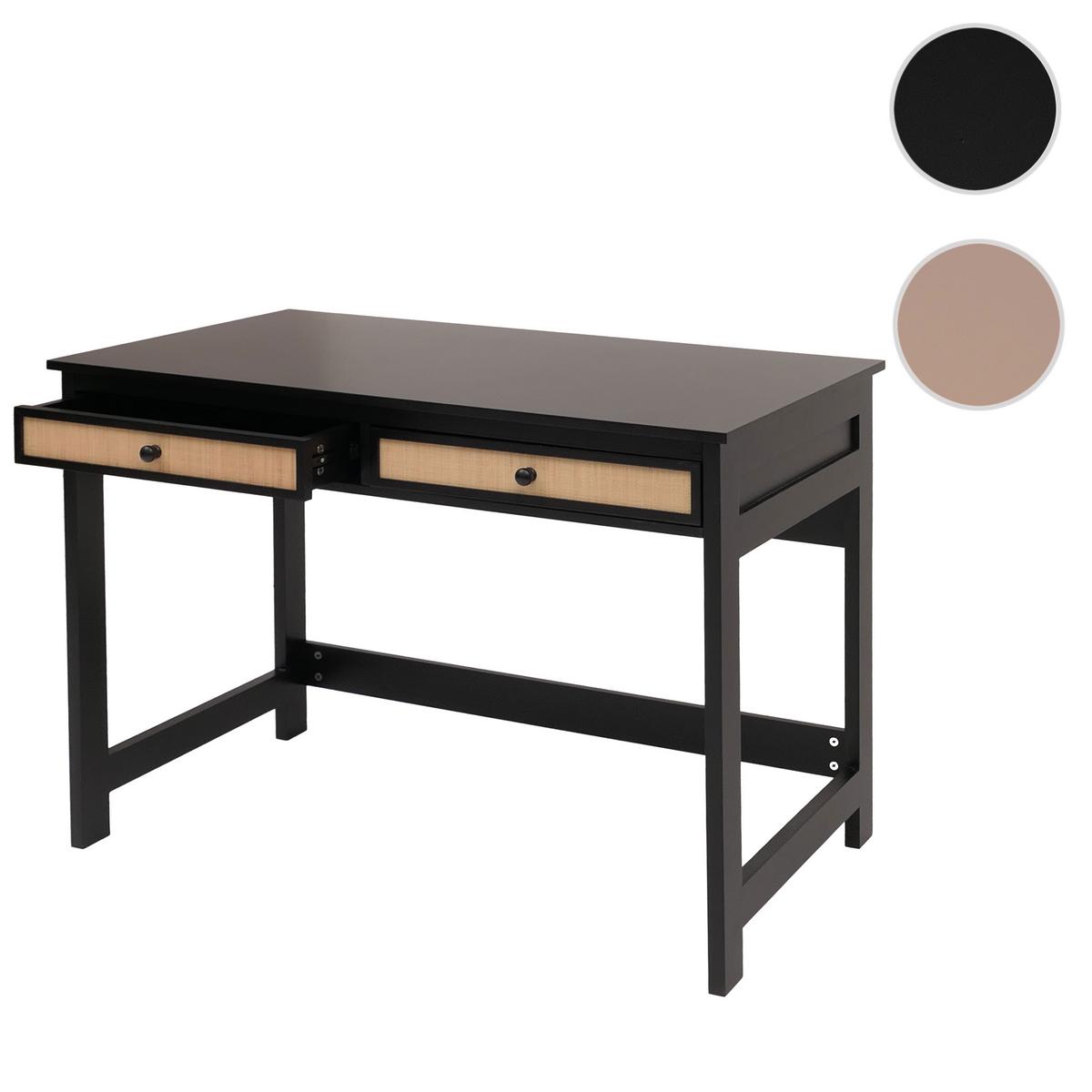 SCHREIBTISCH quadratisch Schwarz - Schwarz, Holz (60/110/78cm) - MCW