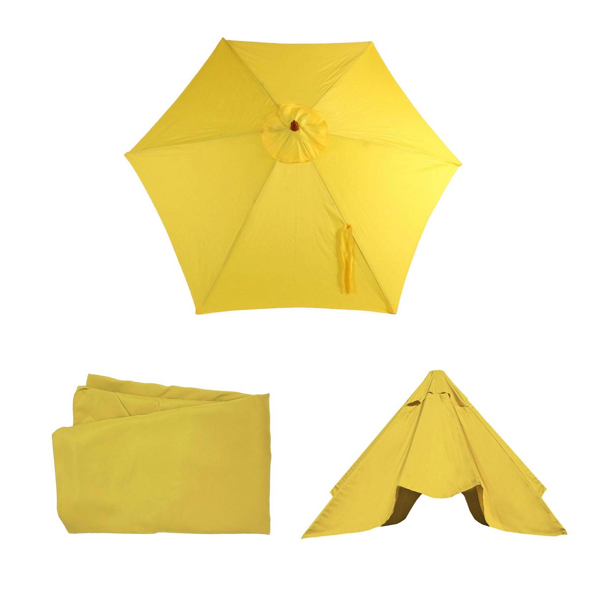 ERSATZ-BEZUG FÜR SCHIRM Gelb - Gelb, Textil (290/290cm) - MCW