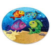 TEPPICH Junior 100 cm - Blau, Textil (100/100cm) - rugsX