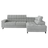 ECKSOFA Nord, Seite: Rechts - Graphitfarben/Schwarz, Holz/Textil (264/203cm) - MIRJAN24