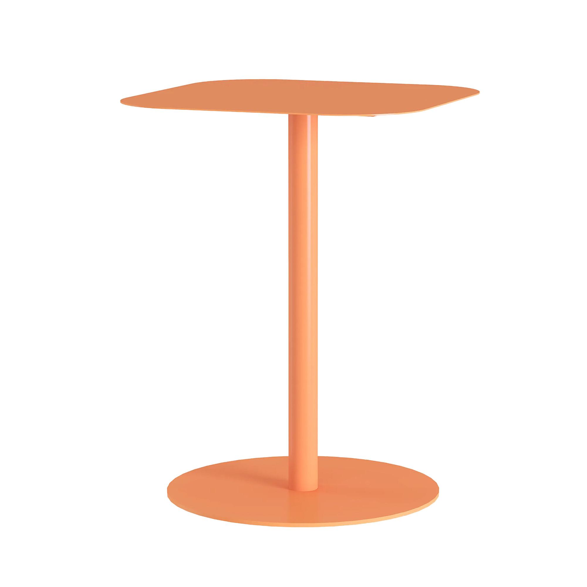 BEISTELLTISCH Nastätten - Orange, Metall (40/40/50cm) - [en.casa]