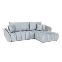ECKSOFA Collin Mit Schlaffunktion - Hellgrau, Holzwerkstoff/Textil (185/280cm) - Fun Möbel