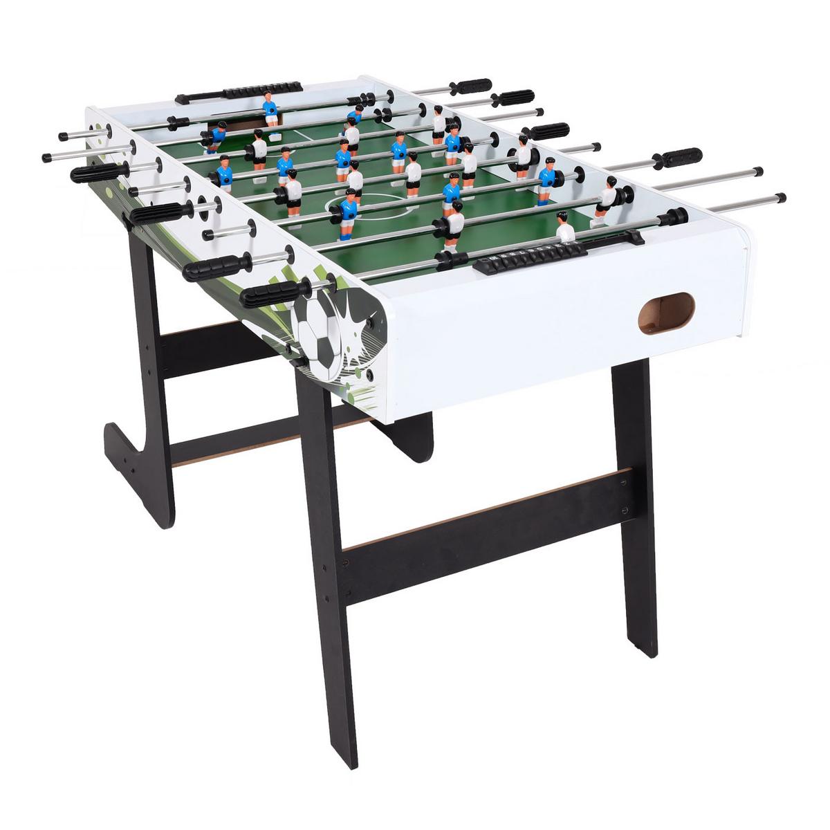 TISCHKICKER MANCHESTER KLAPPBAR Weiß, Grün, Multicolor - Multicolor/Weiß, Holz (121/105cm) - MCW