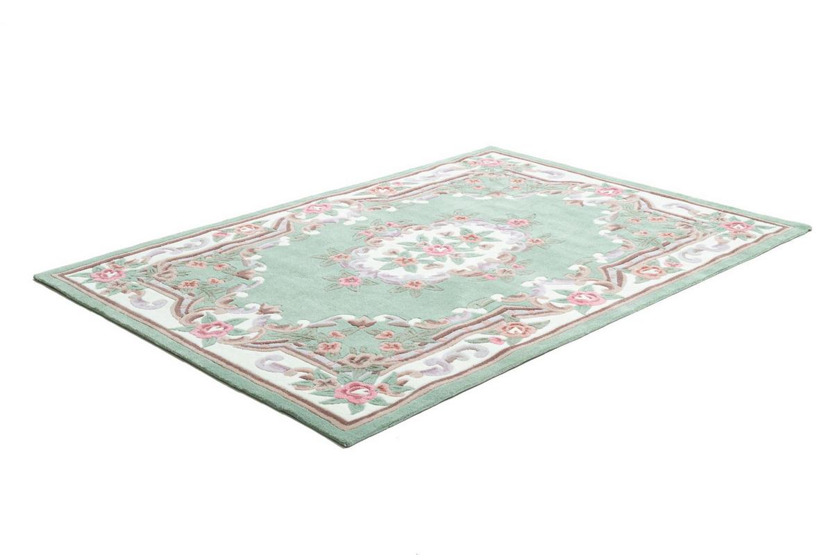 HANDTUFTTEPPICH Ming 70x140 cm - Grün, Textil (70/140cm) - THEKO