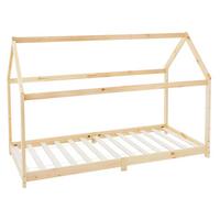 KINDERBETT mit Dach 90x200 cm Natur - Naturfarben, Holz (90/200cm) - ML-DESIGN