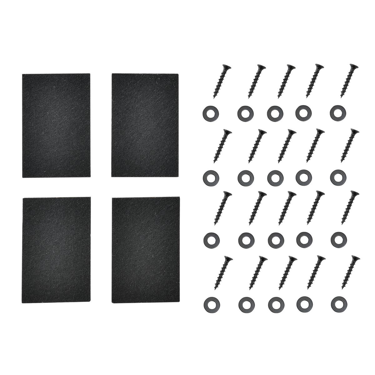 TISCHGESTELL-SET 2 TLG. Greith - Schwarz, Metall (79/72/8cm) - [en.casa]
