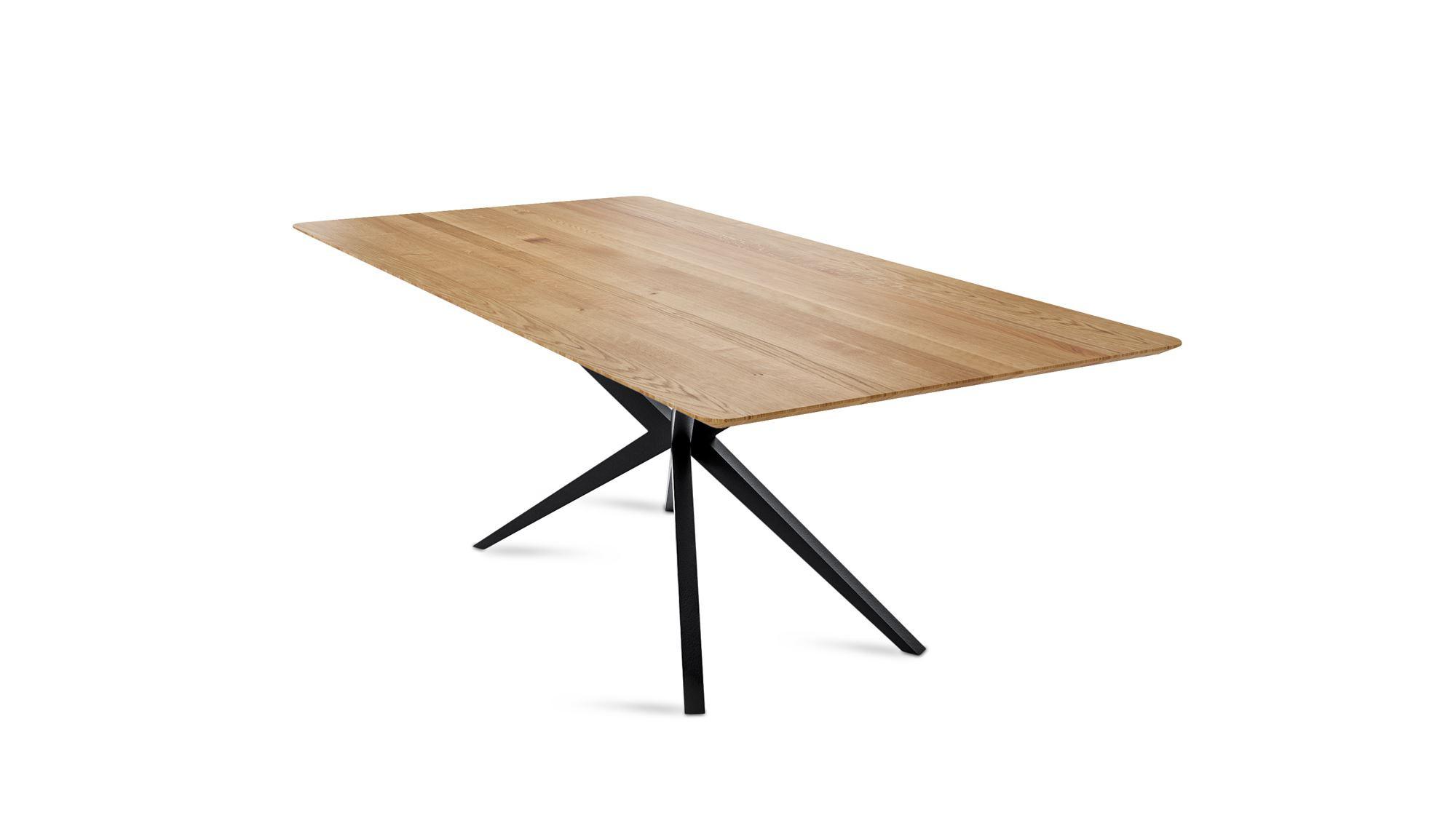MASSIVHOLZTISCH Dagmar 9 120x74x80 Esszimmertisch Wildeiche geölt - Wildeiche, Holz (120/74/80cm) - 58aufmkessel