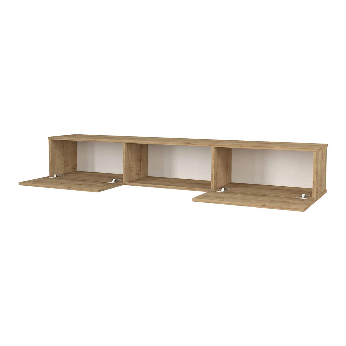 TV-ELEMENT Paltamo - Eichefarben, Holzwerkstoff (180/29.5/31cm) - [en.casa]