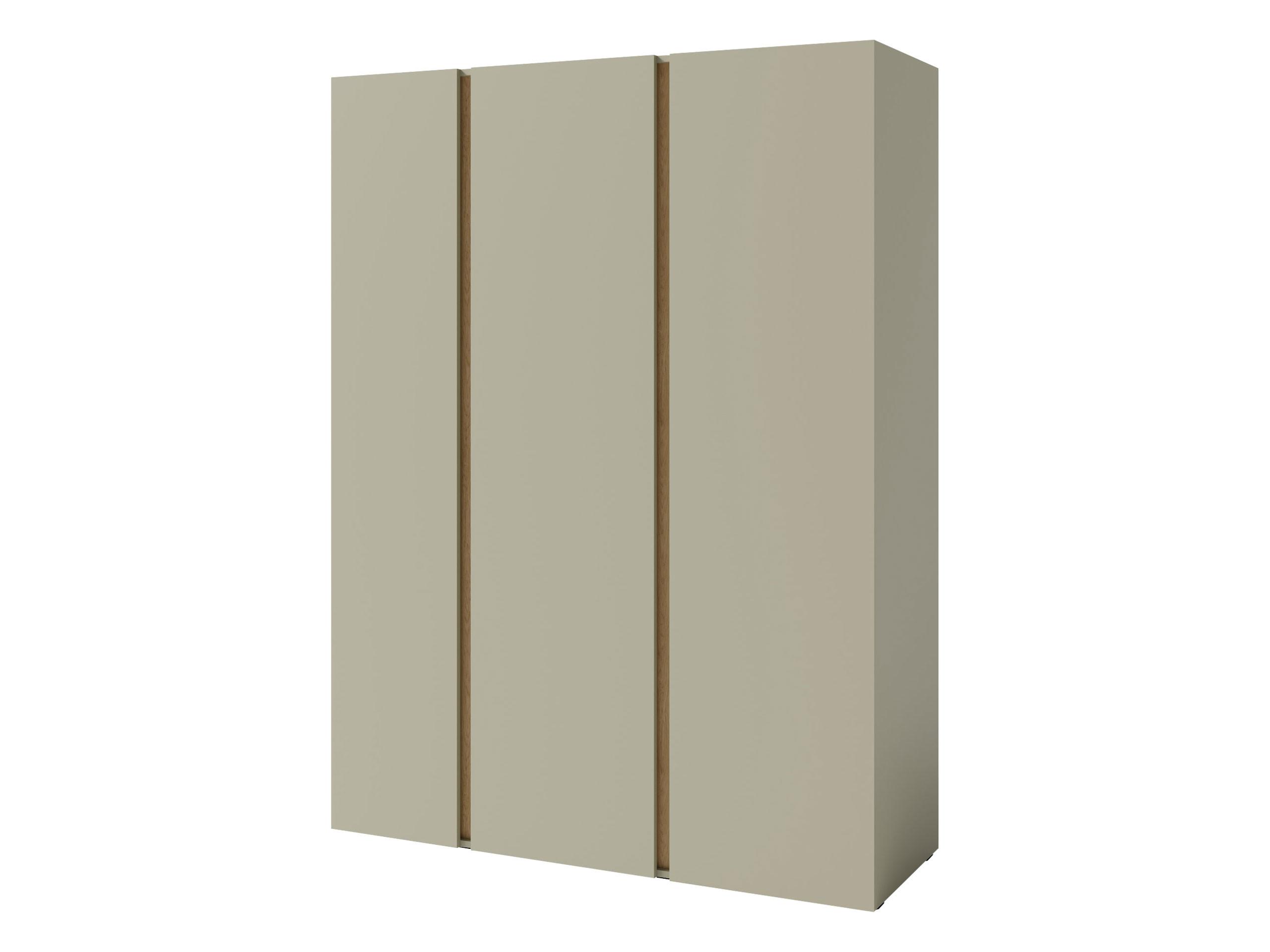 KLEIDERSCHRANK Luca LC01 - Schwarz/Grün, Holzwerkstoff/Kunststoff (145/195/50cm) - MIRJAN24