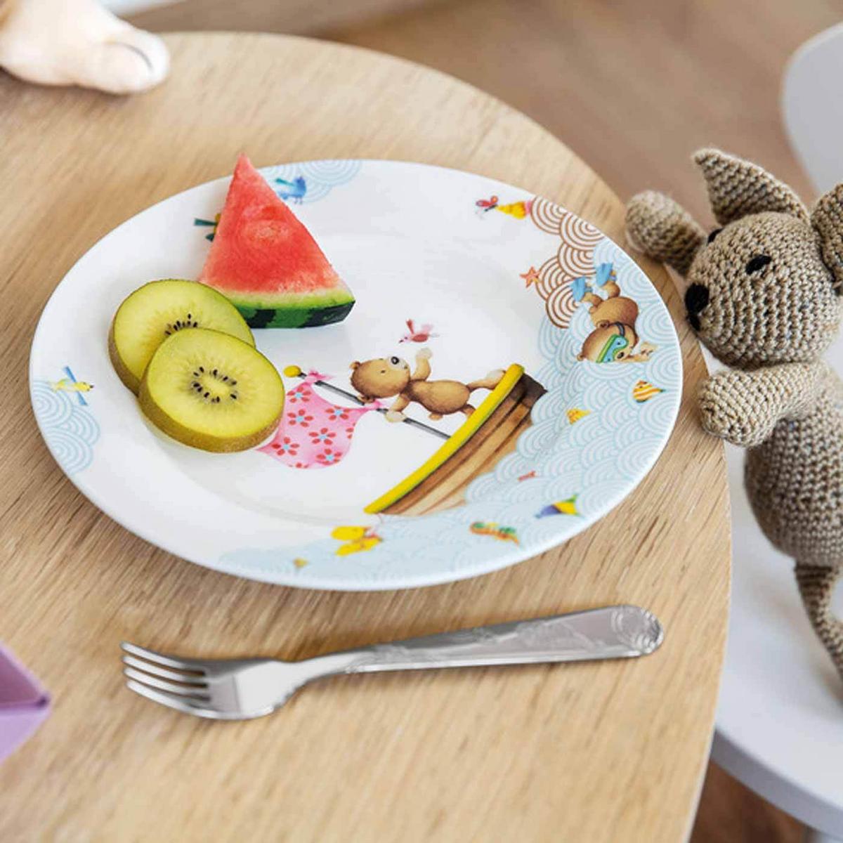 KINDERGESCHIRR Happy as a Bear bunt 3-tlg. - Multicolor, Keramik (2/2/2cm) - Villeroy & Boch