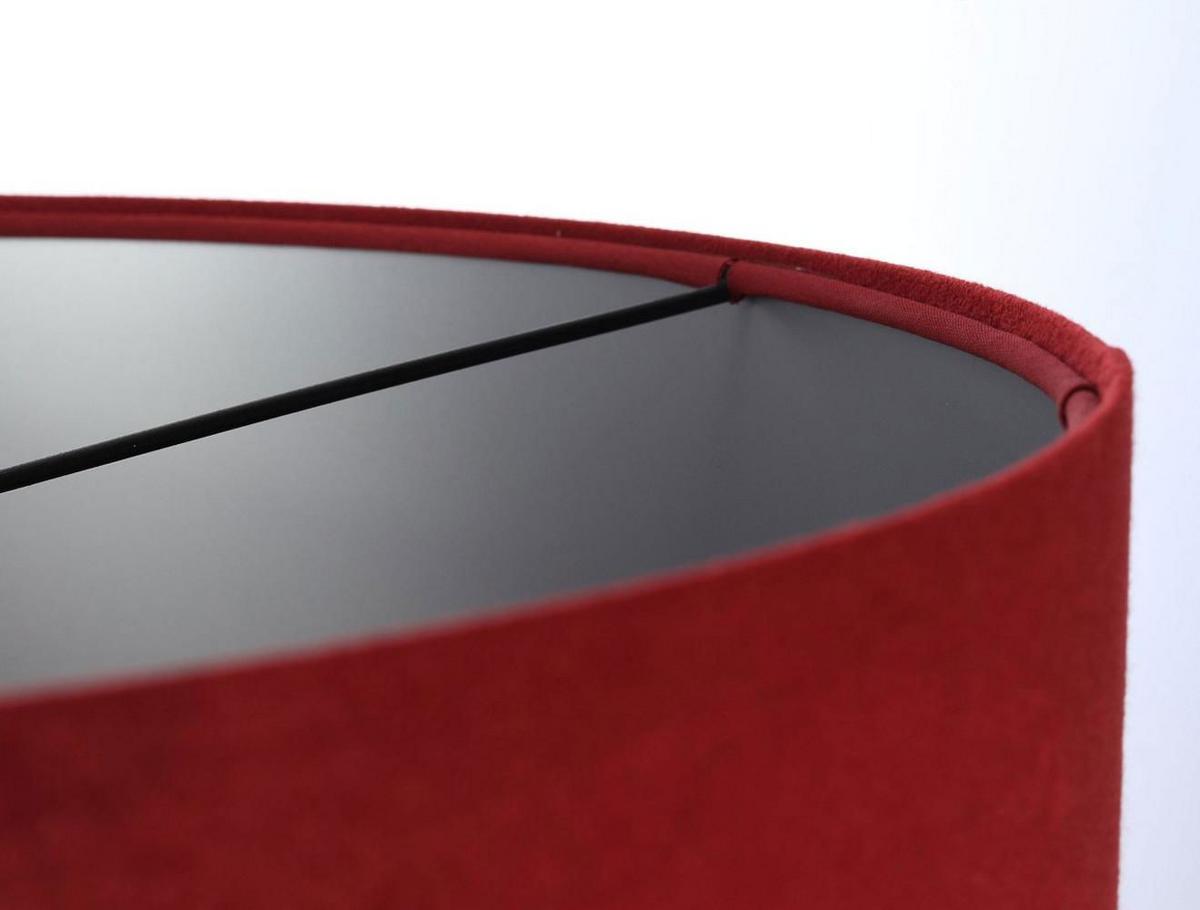 HÄNGELEUCHTE Rot 50/25 cm - Rot/Silberfarben, Kunststoff (50/0.8/25cm) - ONZENO
