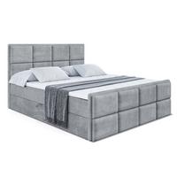 BOXBETT NOVA-Z - 120 x 200 - H4 - Grau - Grau, Holzwerkstoff (120/200cm) - ALTDECOR