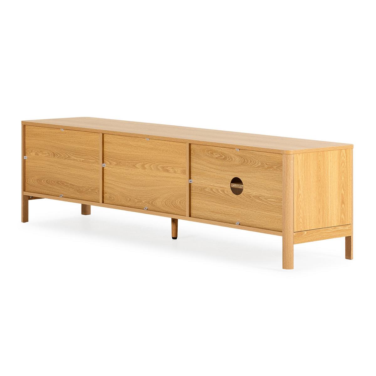 TV-ELEMENT Nassau 2 türen Eichenfarbe - Honigeiche, Holzwerkstoff (160/45/40cm) - VS Venta-stock