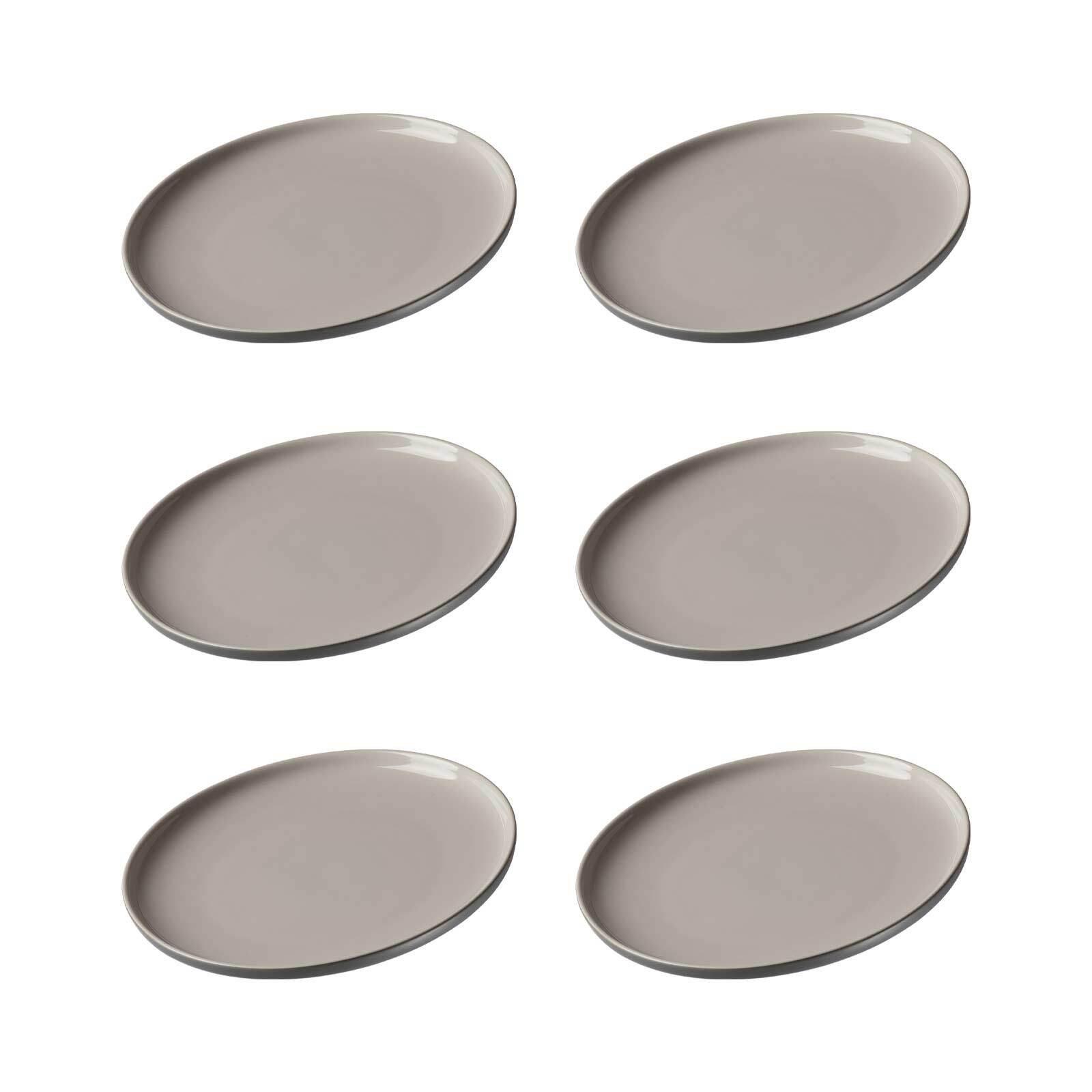 DESSERTTELLER Jasper Grau ø 19.0 cm 6er Set - Grau, Keramik (19cm) - Ritzenhoff Breker