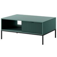 COUCHTISCH STELLARE 104/46/68 cm Hellgrün - Schwarz/Hellgrün, Holzwerkstoff (68/104/46cm) - MASSENO