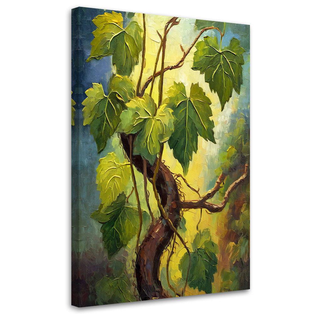 KUNSTDRUCK Grün 80/120 cm - Grün, Textil (80/120cm) - KUNSTLOFT
