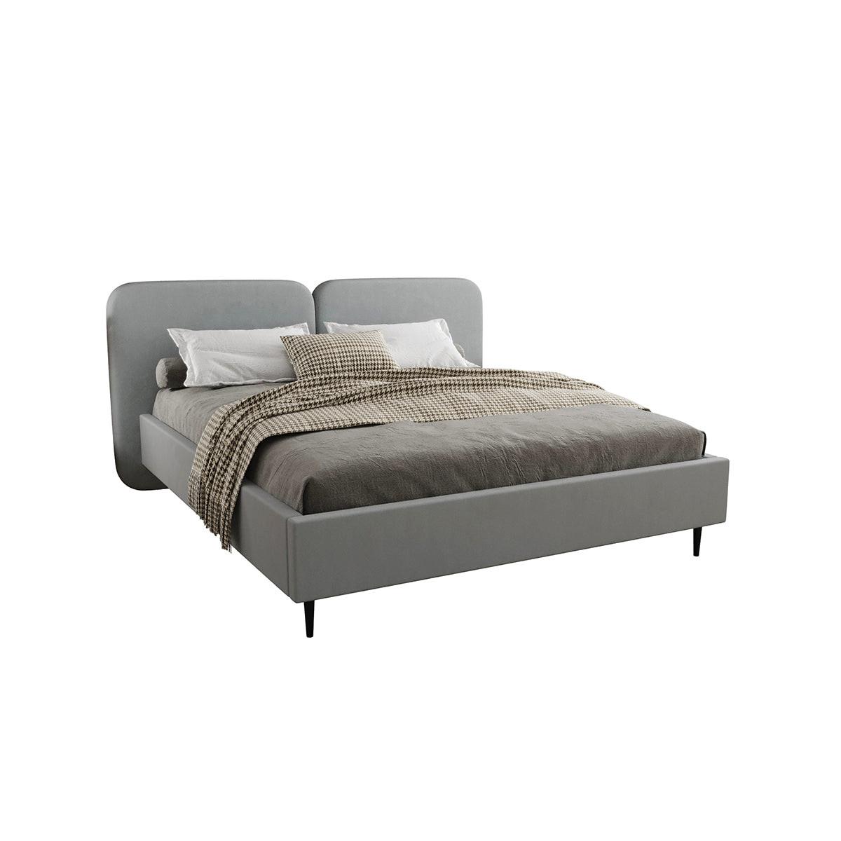 BOXBETT 160/200 Luz Grau - Grau, Holz (160/200cm) - Petits-meubles