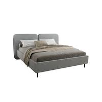 BOXBETT 160/200 Luz Grau - Grau, Holz (160/200cm) - Petits-meubles