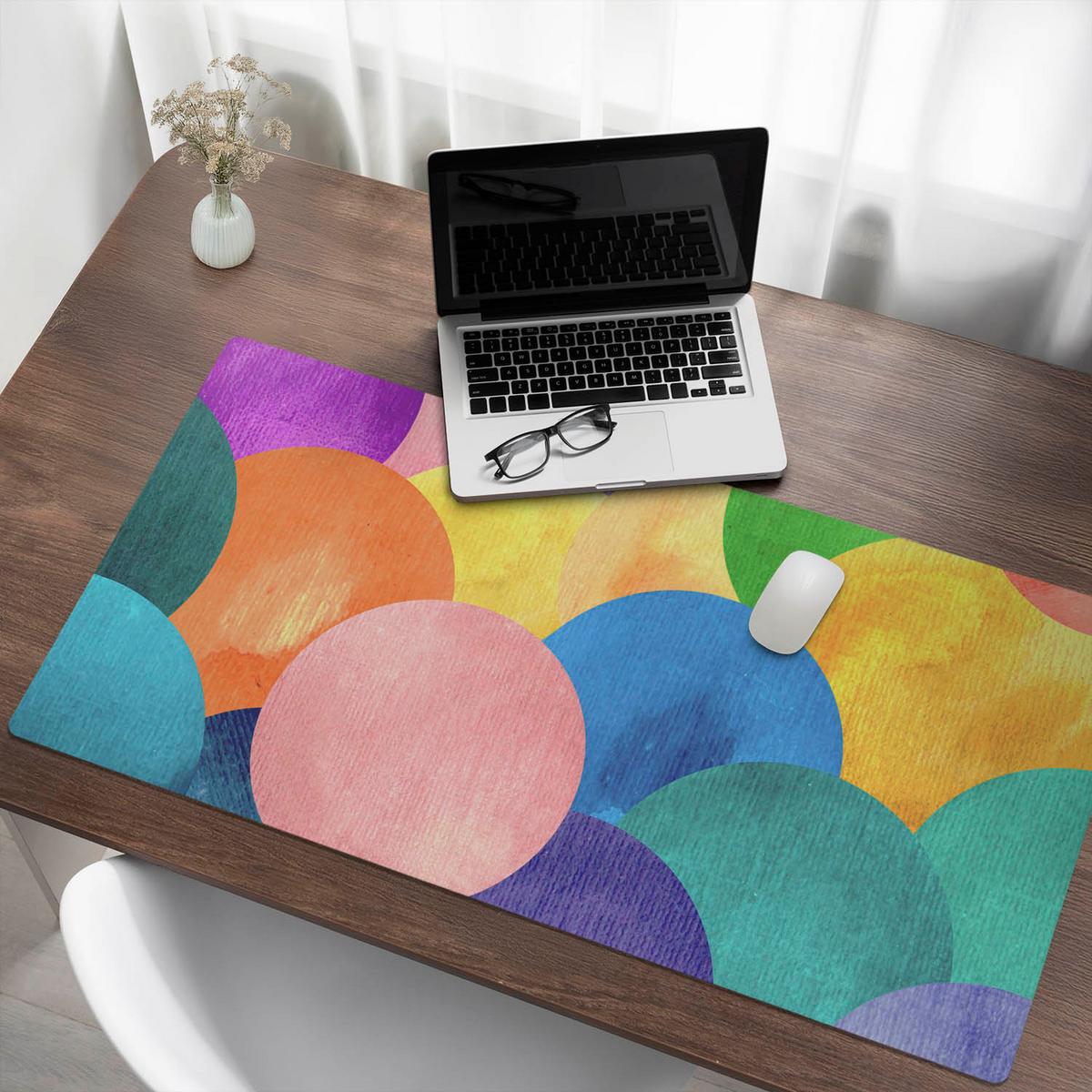 SCHREIBTISCHUNTERLAGE 120x60 cm Bunt - Multicolor, Kunststoff (120/60/1.6cm) - Wallfluent