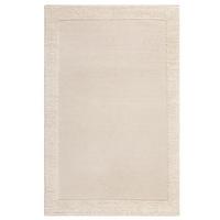 WOLLTEPPICH MOAT, mit Bordüre, Beige-Natur, 80 x 150 cm - Beige, Textil (80/150cm) - KADIMA DESIGN