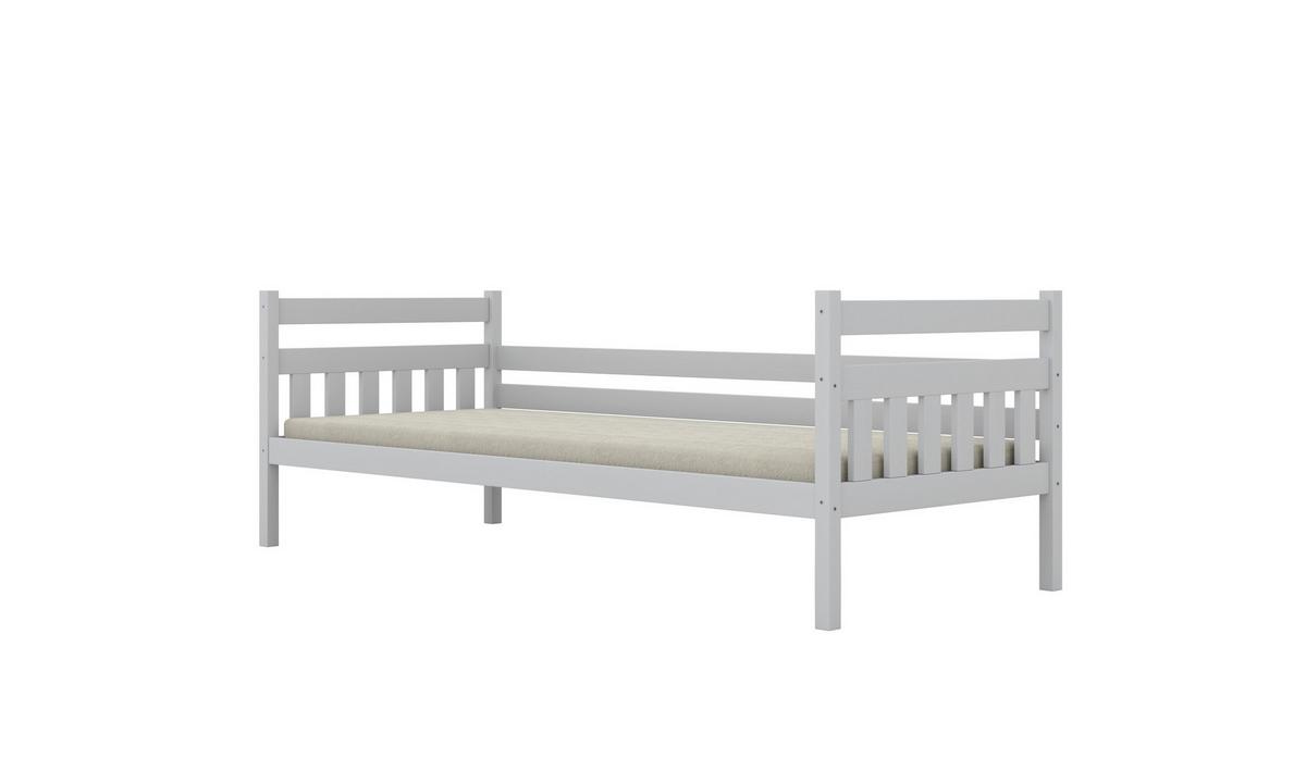 KINDERBETT Dawid mit Matratze 90/180 Weiß 90/180 - Weiß, Holz (90/180cm) - RAUMHIRSCH FURNITURE