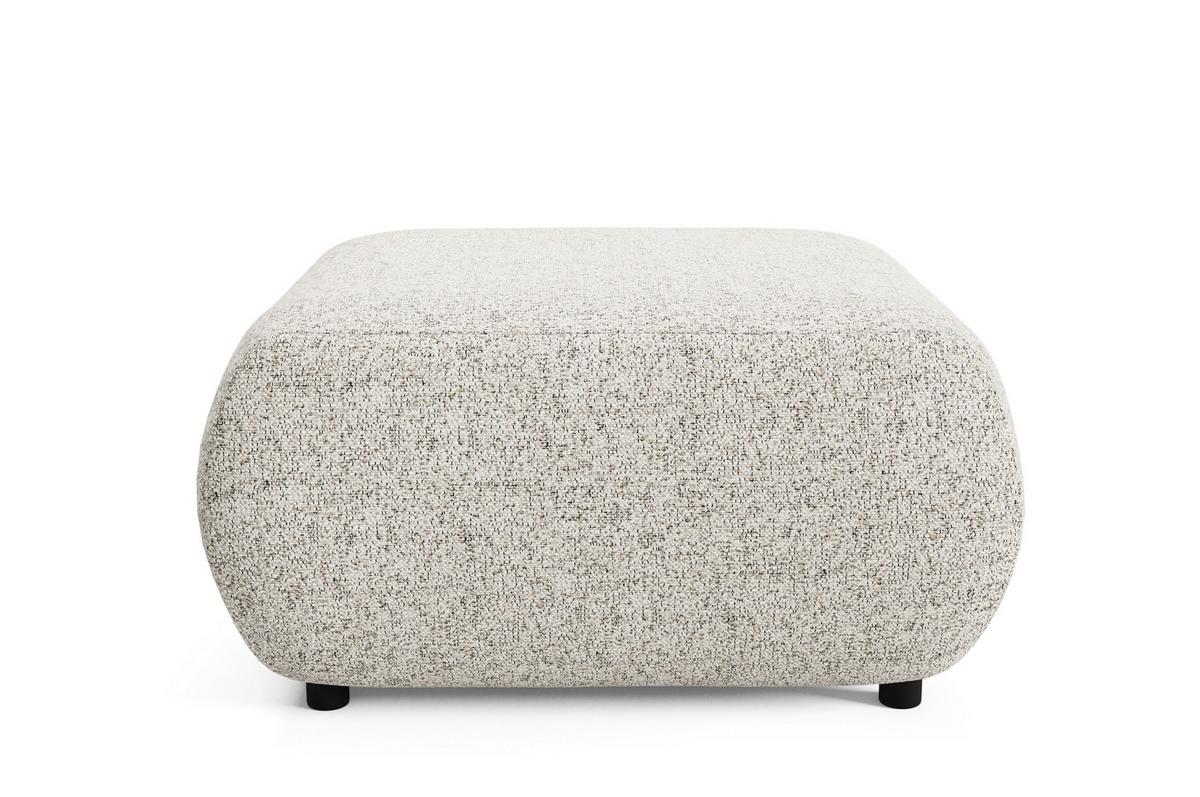 POLSTERHOCKER DELTA Modern Sitzhocker, Fußhocker Beige - Beige, Holzwerkstoff/Kunststoff (88/41/88cm) - MASSENO
