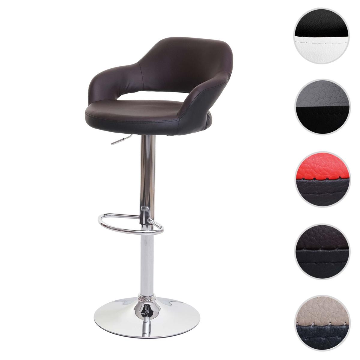 BARHOCKER Braun, Schwarz - Schwarz/Braun, Textil (51/105/55cm) - MCW