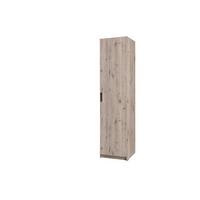 KLEIDERSCHRANK Eiche Wellington, Graphit 45/198/54 - Eichefarben/Graphitfarben, Holzwerkstoff (45/198/54cm) - RAUMHIRSCH FURNITURE