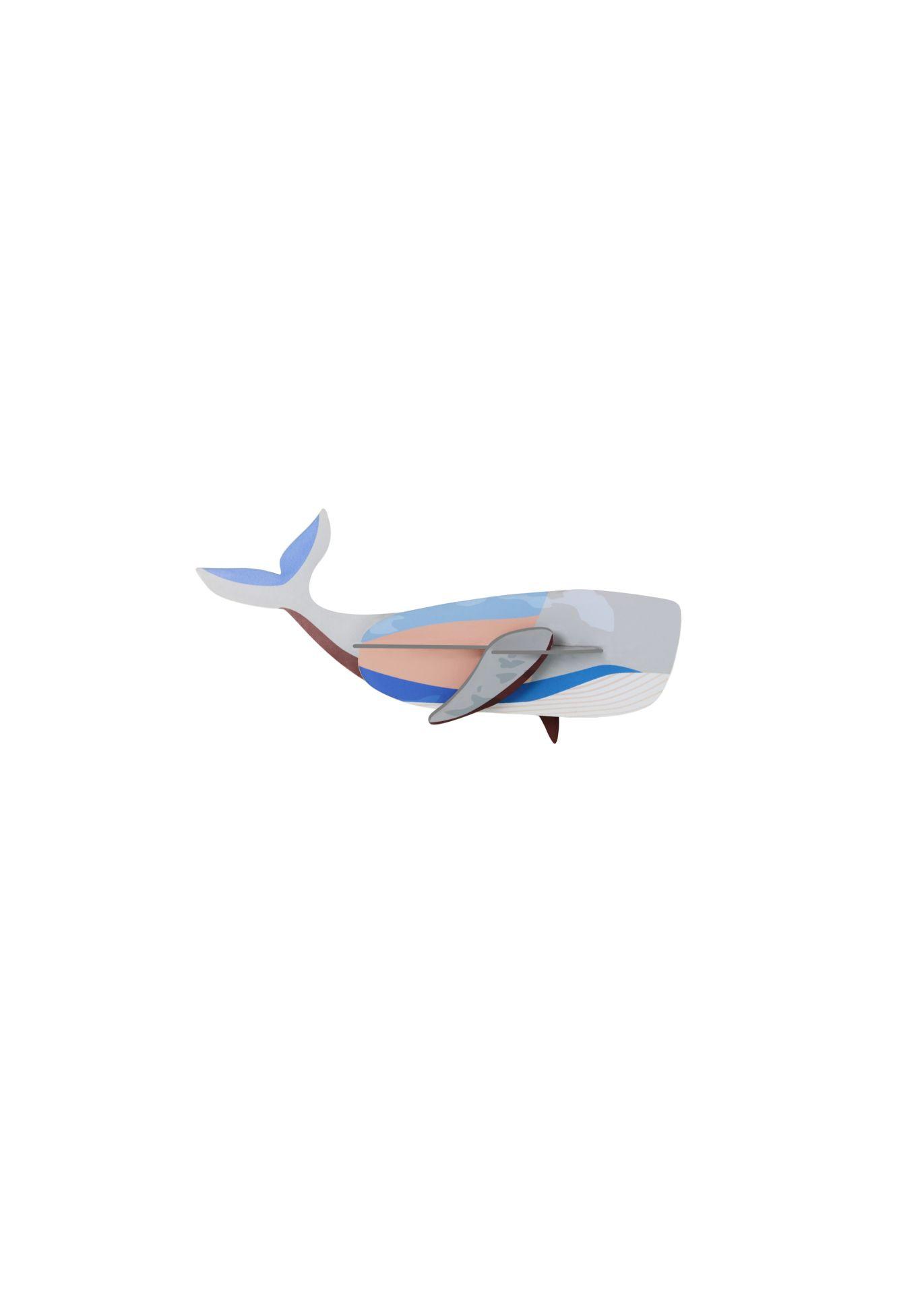 WANDSKULPTUR Bunt 5,5/8 cm - Multicolor, Wellpappe (5.5/8/18cm) - Studio Roof