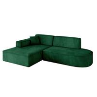 ECKSOFA Ottomane Links IREA-L1-v4 - 234x171x79 cm Grün - Grün, Holzwerkstoff/Textil (234/171cm) - ALTDECOR