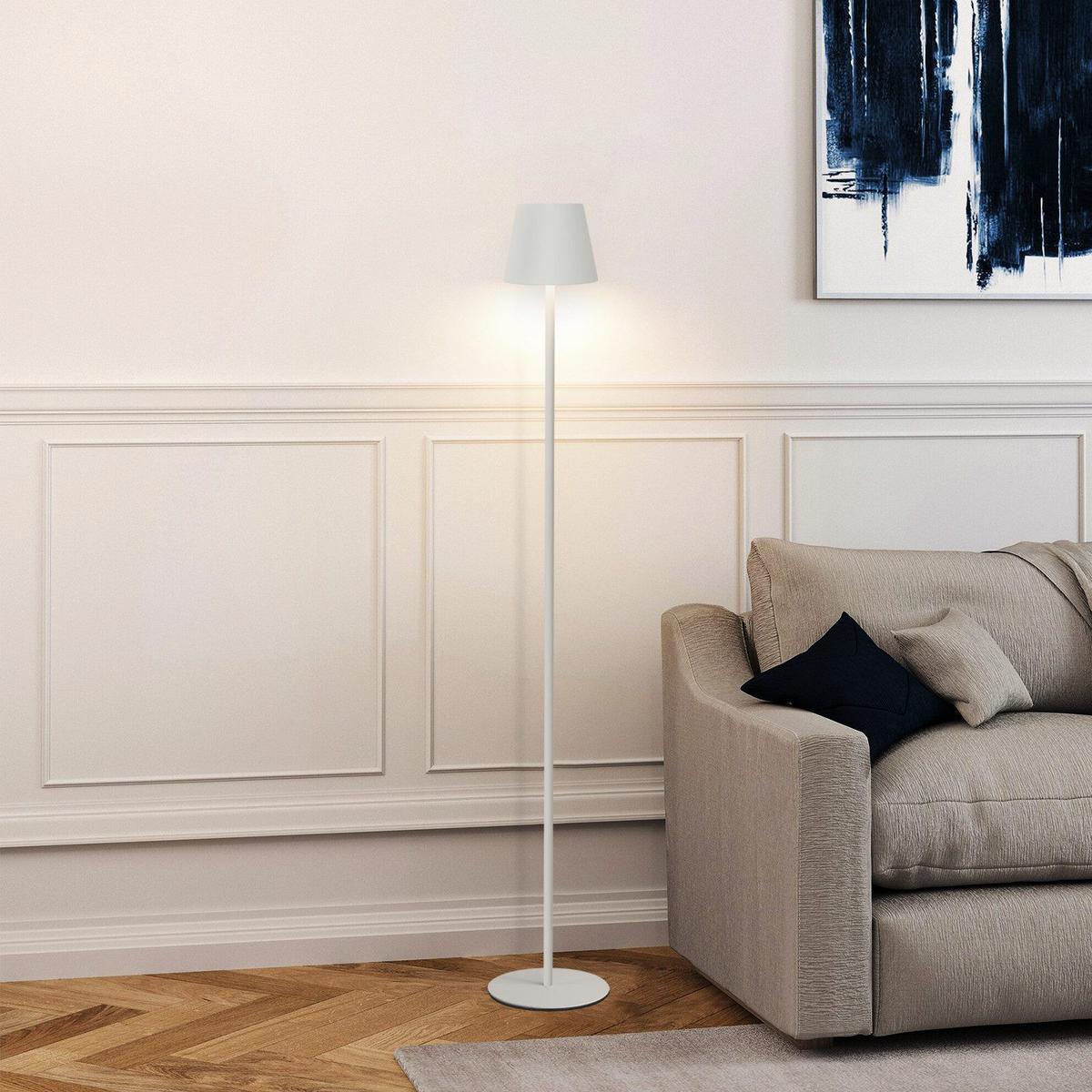 LED-STEHLAMPE Yamauchi 125/11/7.5cm - Weiß, Metall (125/11/7.5cm) - Nettlife