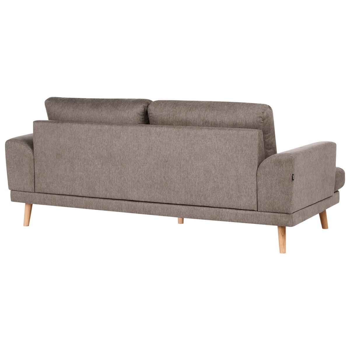 SOFA-SET 4-Sitzer Stoff Braun Kildal - Braun, Textil (280/90/96cm) - Beliani