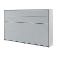 SCHRANKBETT Bed-Concept BC-05 120x200 mit LED-Lampe - Grau, Holz/Holzwerkstoff (120/200cm) - MIRJAN24