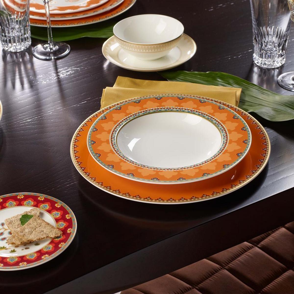 BROTTELLER Samarkand Mandarin bunt ø 16,4 cm 6er Set - Multicolor, Keramik (16.4cm) - Villeroy & Boch