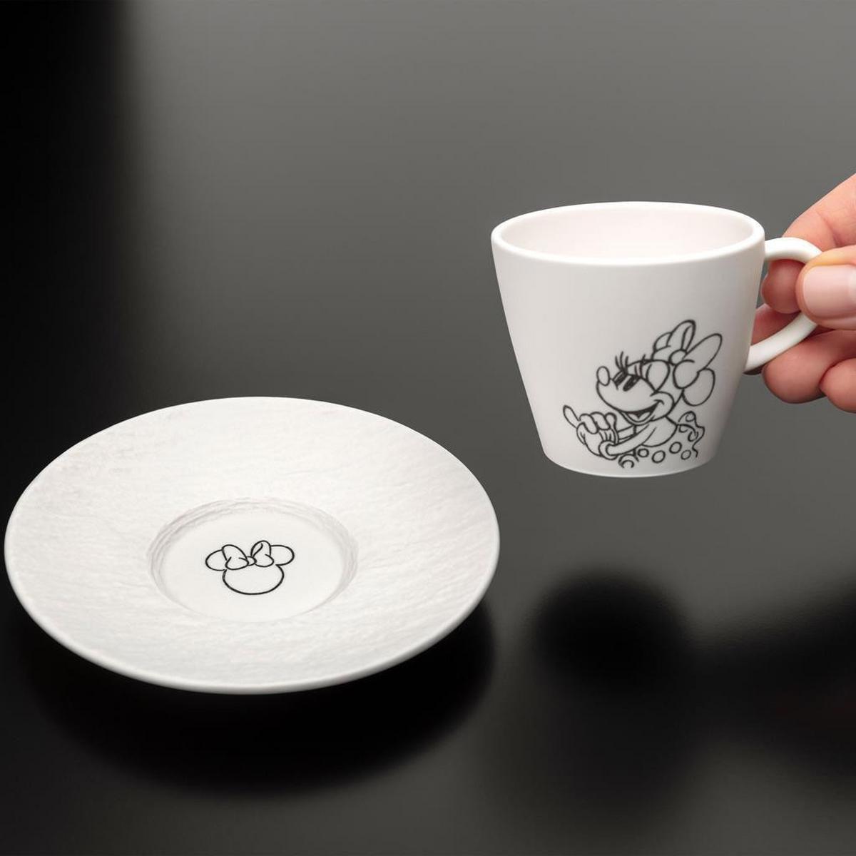 ESPRESSO-UNTERTASSEN Manufacture-Rock blanc Mickey Mouse weiß ø 12,1 cm 6er Set - Weiß, Keramik (12.1cm) - Villeroy & Boch