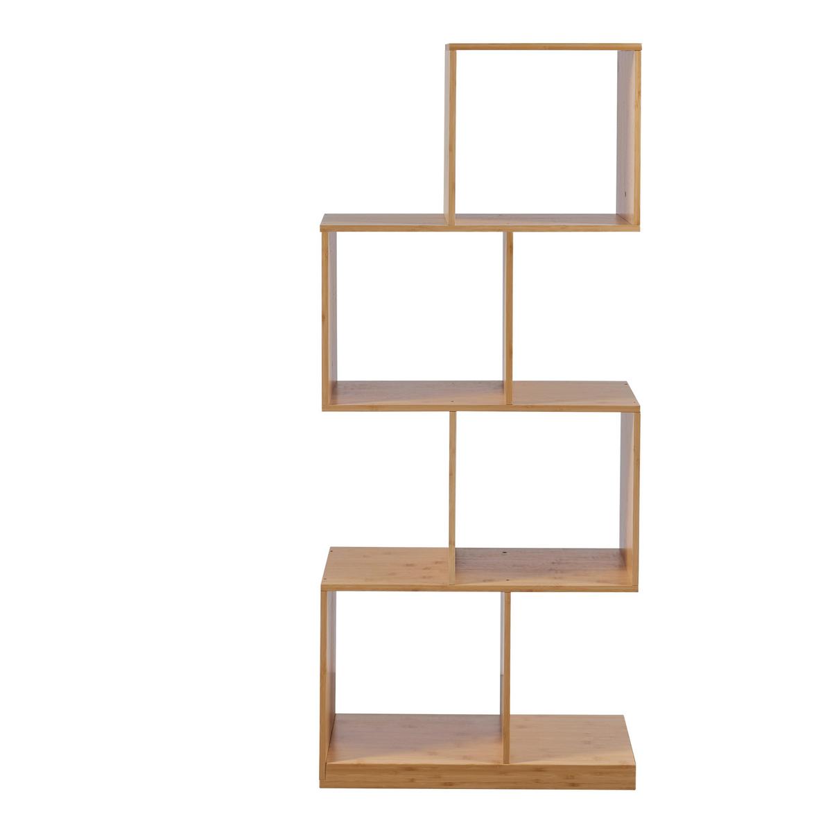 BÜCHERREGAL Gullspång - Naturfarben, Naturmaterialien (55/130/30cm) - [en.casa]